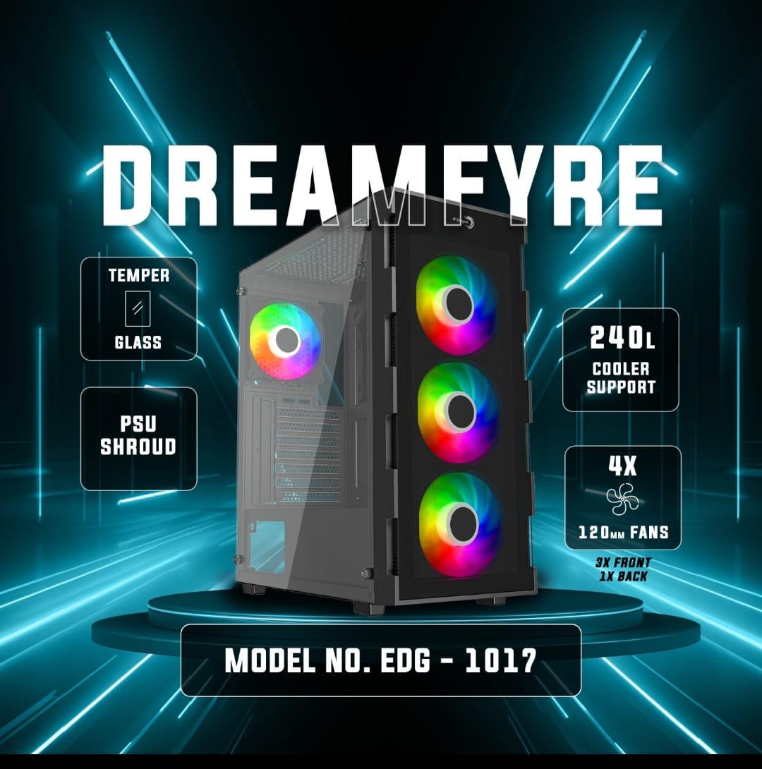 Edragon Casing Dream Fyre Black Gaming Edragon Casing Dream Fyre Black Gaming